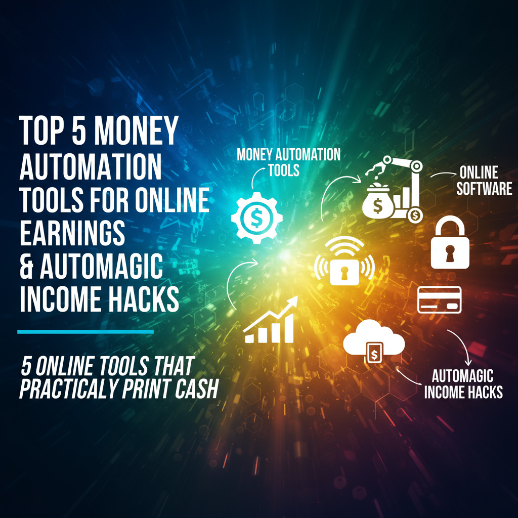 Top 5 Money Automation Tools for Online Earnings & Automagic Income Hacks